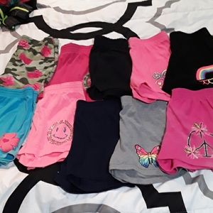 Bundle of 10 little girls size 7 shorts